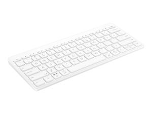 HP 350 Compact Multi-Device - Clavier - sans fil - Bluetooth 5.2 - Français - blanc - emballage recyclable - 692T0AA#ABF - Claviers