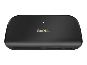 SanDisk ImageMate PRO - Lecteur de carte (microSD, microSDHC, microSDXC, SD, SDHC, SDXC, SDHC UHS-I, SDHC UHS-II, SDXC UHS-I, SDXC UHS-II, CF) - USB 3.0/USB-C - SDDR-A631-GNGNN - Lecteurs de cartes