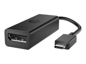 HP G2 - Adaptateur vidéo - 24 pin USB-C pour DisplayPort - noir - 8Y8Y1AA - Câbles vidéo