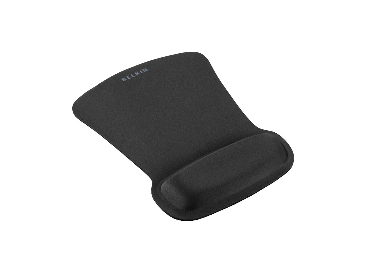 Belkin WaveRest Tapis de souris en gel - Tapis de souris avec repose-poignets - noir - F8E262-BLK - Accessoires de souris