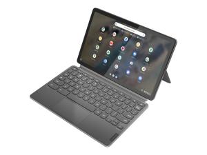 Lenovo IdeaPad Duet 3 Chromebook 11Q727 82T6 - Avec clavier détachable - Snapdragon 7c Gen 2 - Kryo 468 - Chrome OS - Qualcomm Adreno - 8 Go RAM - 128 Go eMMC - 10.95" IPS écran tactile 2000 x 1200 (2K) - Wi-Fi 5 - gris métallisé double tonalité - clavier : Français - avec CO2 Offset 0.5 ton - 82T60032FR - Netbook