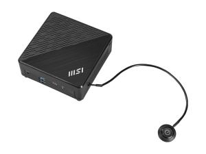 MSI Cubi N ADL 002EU - Mini PC Celeron N100 / jusqu'à 3.4 GHz - RAM 4 Go - SSD 128 Go - NVMe - UHD Graphics - Gigabit Ethernet - Win 11 Pro - moniteur : aucun - noir - 9S6-B0A911-096 - Ordinateurs de bureau