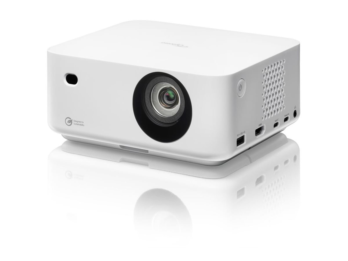 Optoma ML1080ST - Projecteur DLP - laser - portable - 1200 lumens - Full HD (1920 x 1080) - 16:9 - 1080p - objectif fixe à focale courte - blanc - E9PP7LB02EZ1 - Projecteurs numériques