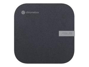 ASUS Chromebox 5 SC002UN - Mini PC - 1 x Celeron 7305 jusqu'à - RAM 4 Go - SSD 128 Go - NVMe - UHD Graphics - Gigabit Ethernet, 2.5 Gigabit Ethernet, Bluetooth 5.2, IEEE 802.11ax (Wi-Fi 6E) - Bluetooth 5.2, 802.11a/b/g/n/ac/ax (Wi-Fi 6E) - Chrome OS - moniteur : aucun - noir éco - 90MS02N1-M00180 - Ordinateurs de bureau