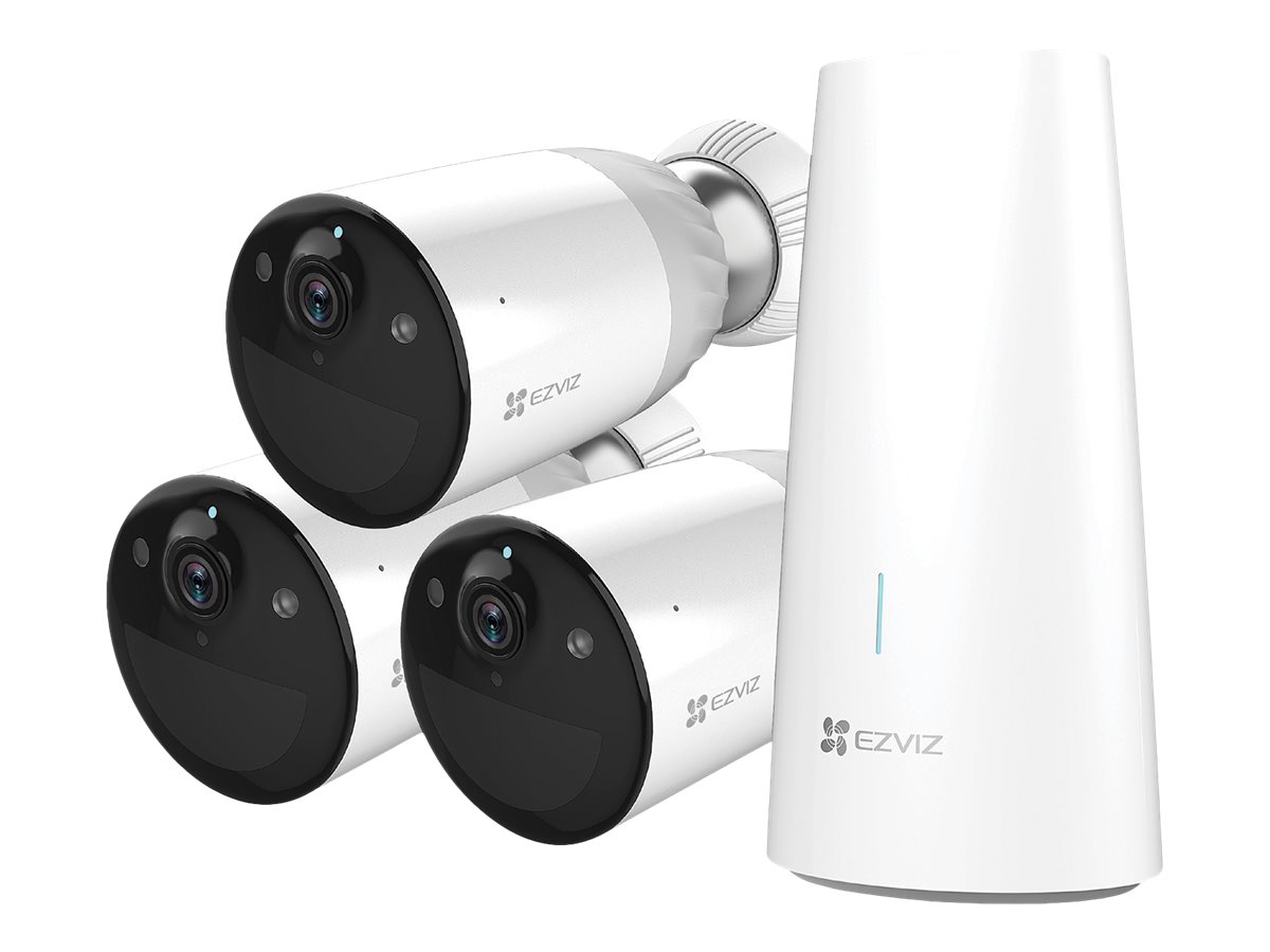 EZVIZ BC1-B3 - NVR + caméra(s) - batterie alimentée, AC alimenté - 3 caméra(s) - CMOS - CS-BC1-B3 - Solutions de vidéosurveillance