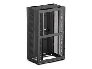 APC NetShelter SX Networking Enclosure with Sides - Rack - noir - 48U - 19" - AR3347 - Accessoires pour serveur