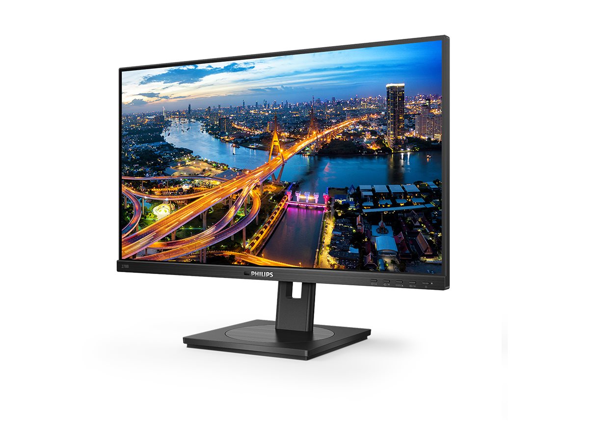 Philips B Line 278B1 - Écran LED - 27" - 3840 x 2160 4K @ 60 Hz - IPS - 350 cd/m² - 1000:1 - 4 ms - 2xHDMI, DisplayPort - haut-parleurs - texture noire - 278B1/00 - Écrans d'ordinateur