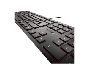 CHERRY KC 6000 SLIM - Clavier - USB - Français - commutateur : CHERRY SX - noir - JK-1600FR-2 - Claviers