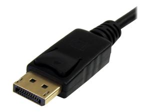 StarTech.com Câble adaptateur Mini DisplayPort vers DisplayPort 1.2 de 1m - Cordon Mini DP à DP avec support HBR2 M/M - DisplayPort 4k - Câble DisplayPort - Mini DisplayPort (M) pour DisplayPort (M) - 1 m - verrouillé - noir - MDP2DPMM1M - Câbles pour périphérique