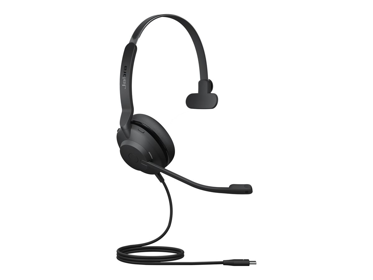Jabra Evolve2 30 UC Mono - Micro-casque - sur-oreille - filaire - USB-C - Optimisé pour la CU - 23089-889-879 - Écouteurs