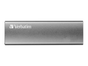 Verbatim Vx500 - SSD - 120 Go - externe (portable) - USB 3.1 Gen 2 (USB-C connecteur) - gris sidéral - 47441 - Disques SSD