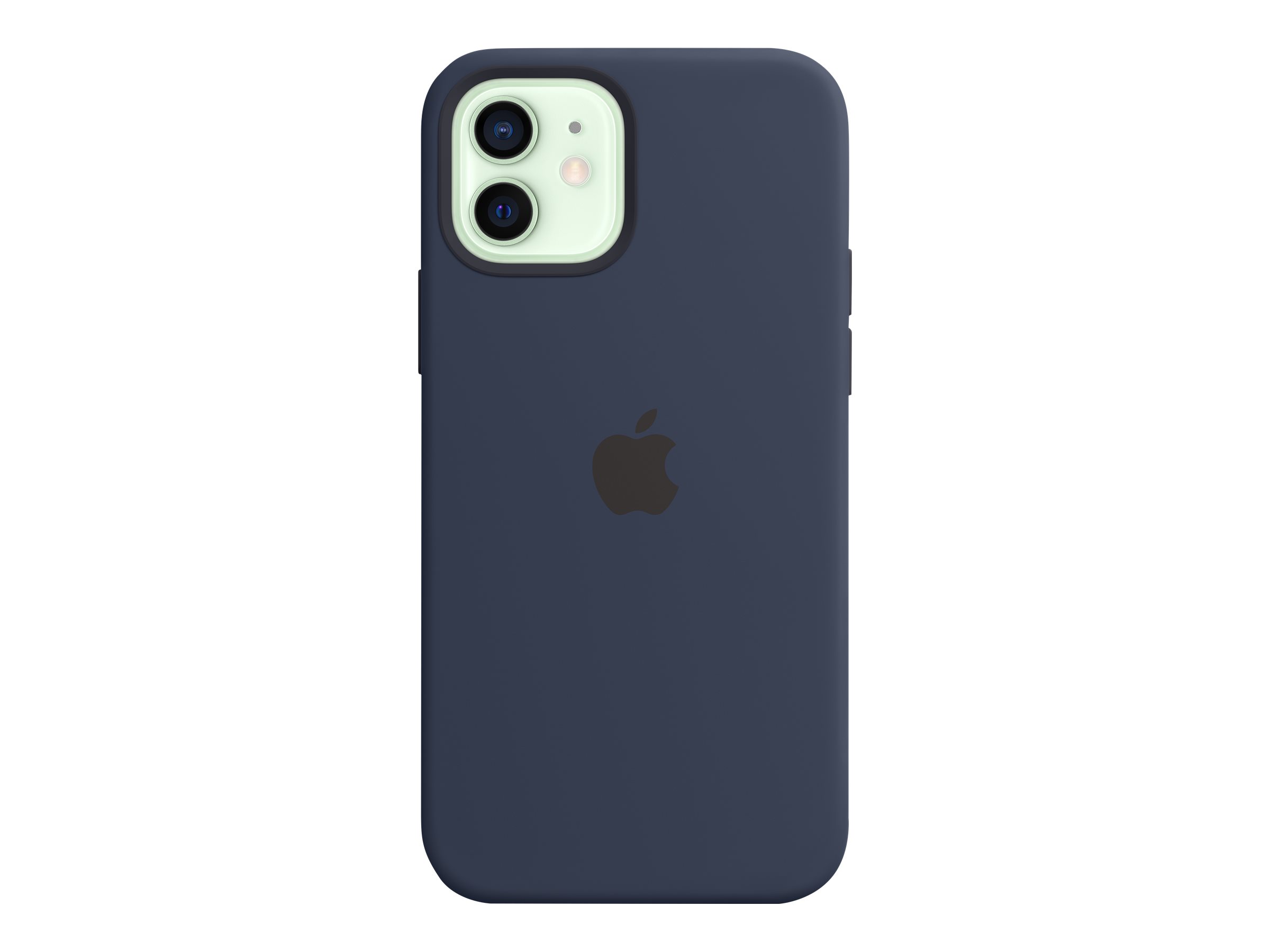 Apple - Coque de protection pour téléphone portable - avec MagSafe - silicone - marine profond - pour iPhone 12, 12 Pro - MHL43ZM/A - Coques et étuis pour téléphone portable