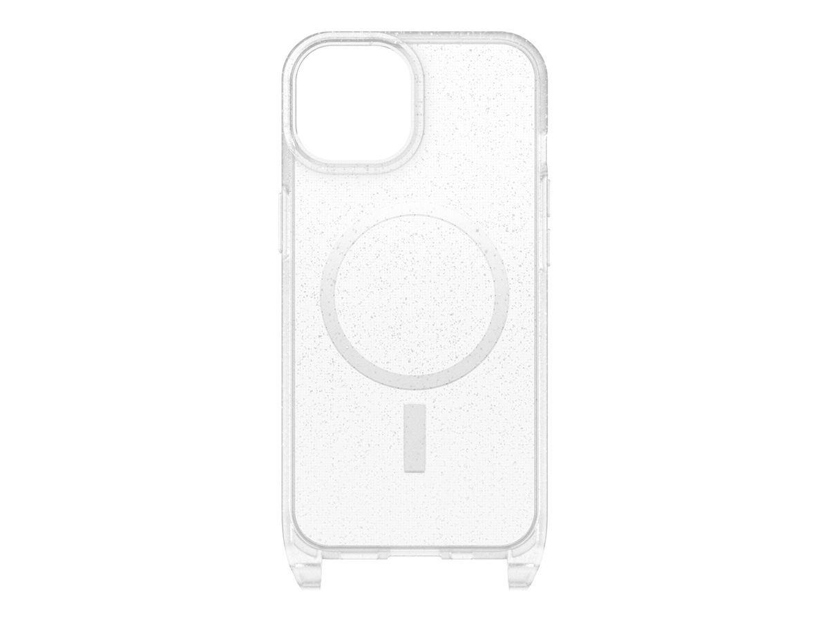 OtterBox React Series - Coque de protection pour téléphone portable - collier - compatibilité avec MagSafe - stardust (paillettes transparentes) - pour Apple iPhone 14 - 77-92281 - Coques et étuis pour téléphone portable