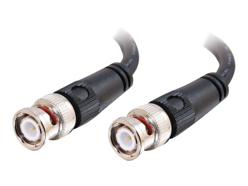 C2G - Câble vidéo - BNC mâle pour BNC mâle - 50 cm - câble coaxial à double blindage - 80364 - Câbles vidéo