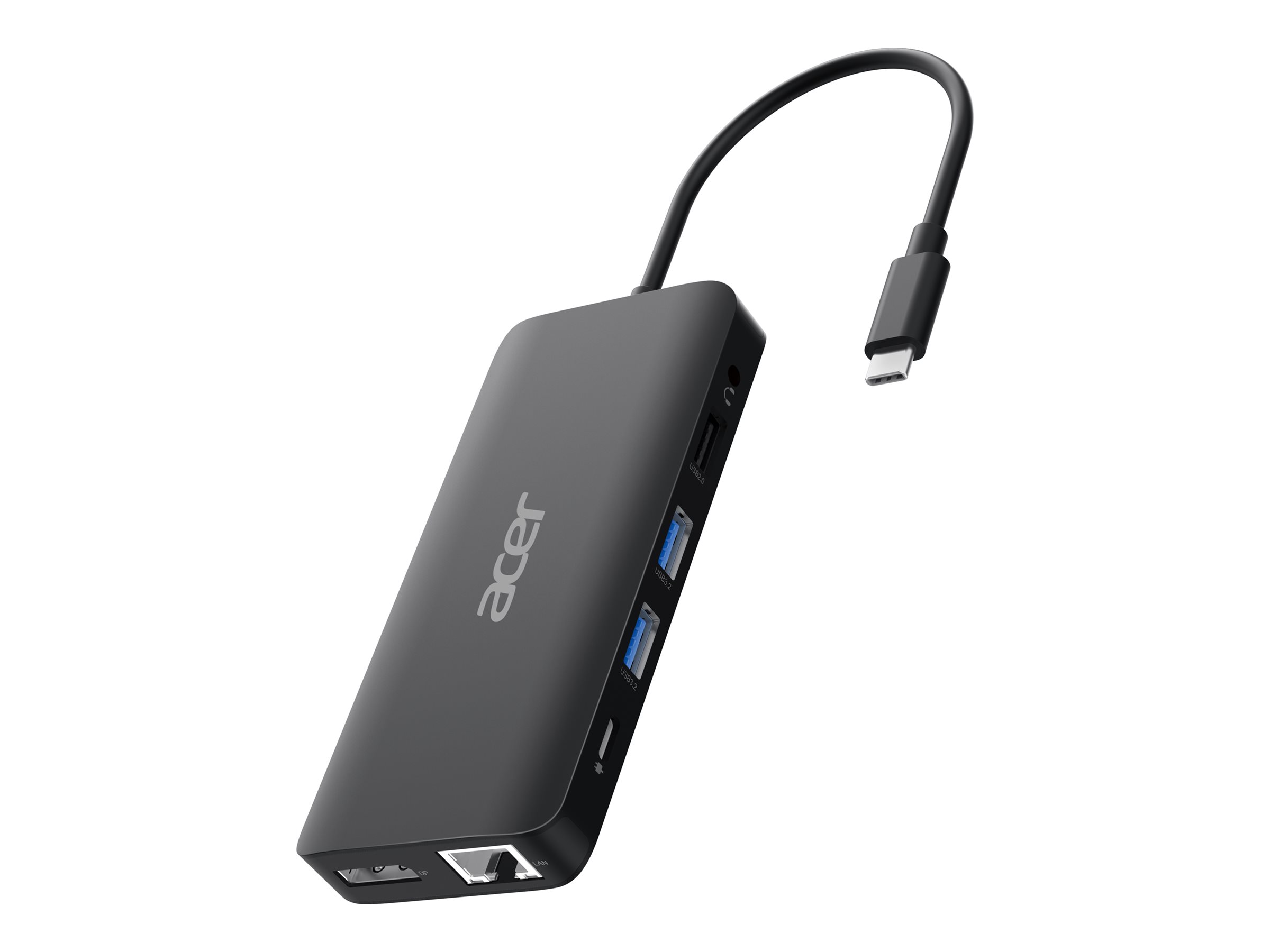 Acer 12-in-1 Type-C Dongle - Station d'accueil - USB-C - 2 x HDMI, DP - 1GbE - HP.DSCAB.017 - Stations d'accueil pour ordinateur portable