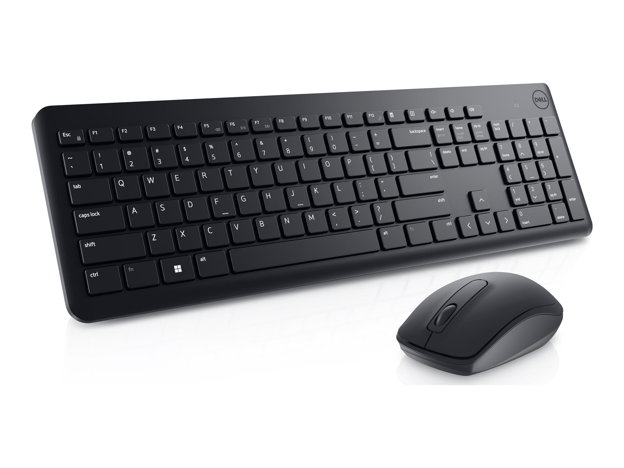 Dell KM3322W - Ensemble clavier et souris - sans fil - 2.4 GHz - AZERTY - Français - noir - avec 3 years NBD Advance Exchange - KM3322W-R-FRC - Claviers