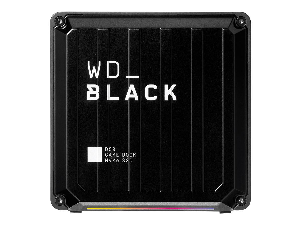 WD_BLACK D50 Game Dock WDBA3U0010BBK - Station d'accueil - Thunderbolt 3 - DP, Thunderbolt - HDD 1 To - 1GbE - EMEA - WDBA3U0010BBK-EESN - Stations d'accueil pour ordinateur portable