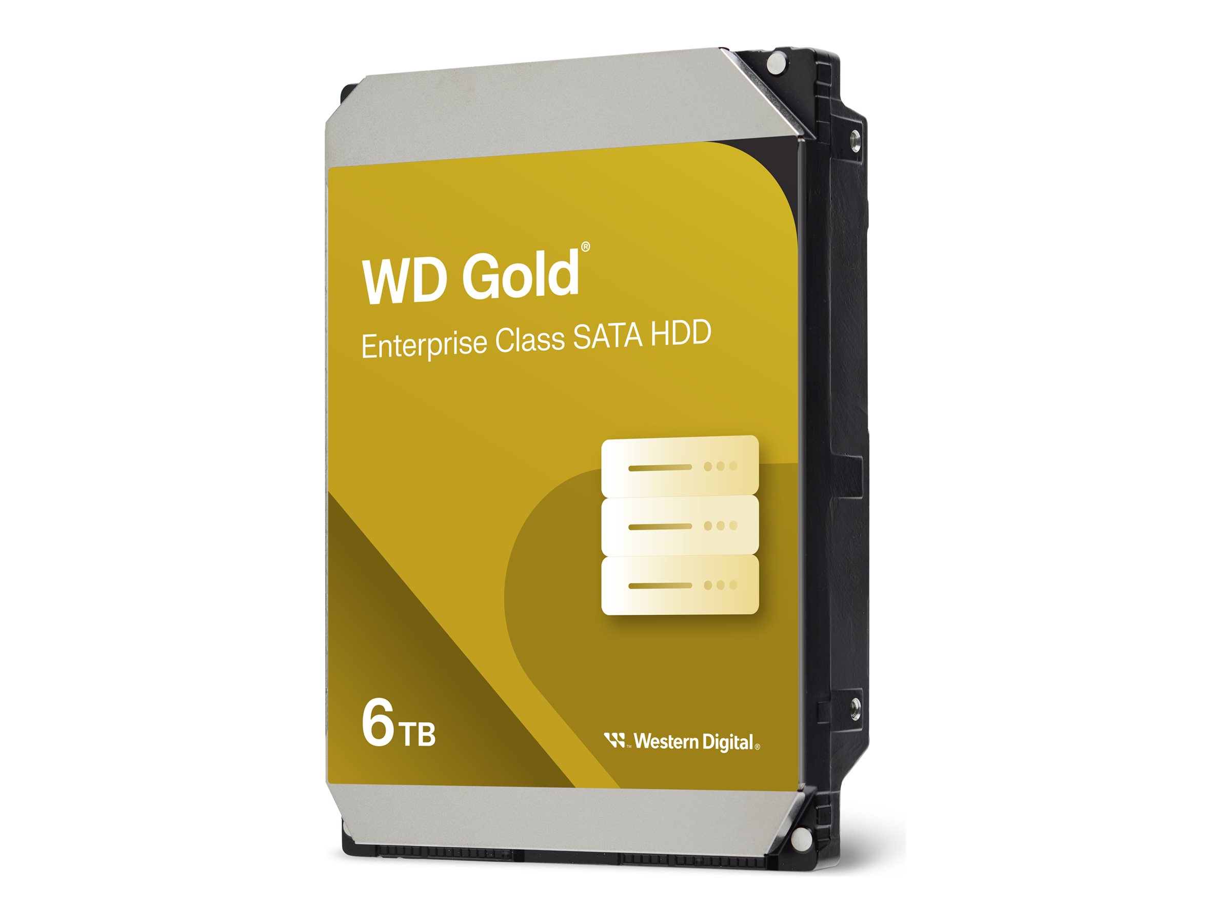 WD Gold WD6004FRYZ - Disque dur - Enterprise - 6 To - interne - 3.5" - SATA 6Gb/s - 7200 tours/min - mémoire tampon : 256 Mo - WD6004FRYZ - Disques durs internes