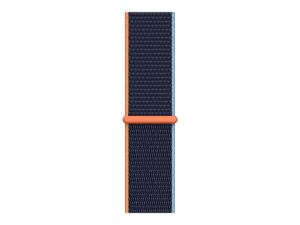 Apple 44mm Sport Loop - Bracelet de montre pour montre intelligente - taille Regular - marine profond - pour Watch Hermès Series 7, Hermès Series 9, Nike Series 7, Series 10, Series 8, Series 9 - MYA82ZM/A - accessoires divers