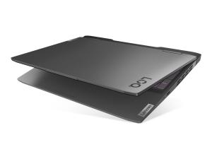 Lenovo LOQ 15APH8 82XT - Conception de charnière à 180 degrés - AMD Ryzen 7 - 7840HS / jusqu'à 5.1 GHz - Win 11 Home - GeForce RTX 4060 - 16 Go RAM - 512 Go SSD NVMe - 15.6" IPS 1920 x 1080 (Full HD) @ 144 Hz - Gigabit Ethernet - Wi-Fi 6 - gris orage - clavier : Français - 82XT00EAFR - Ordinateurs portables