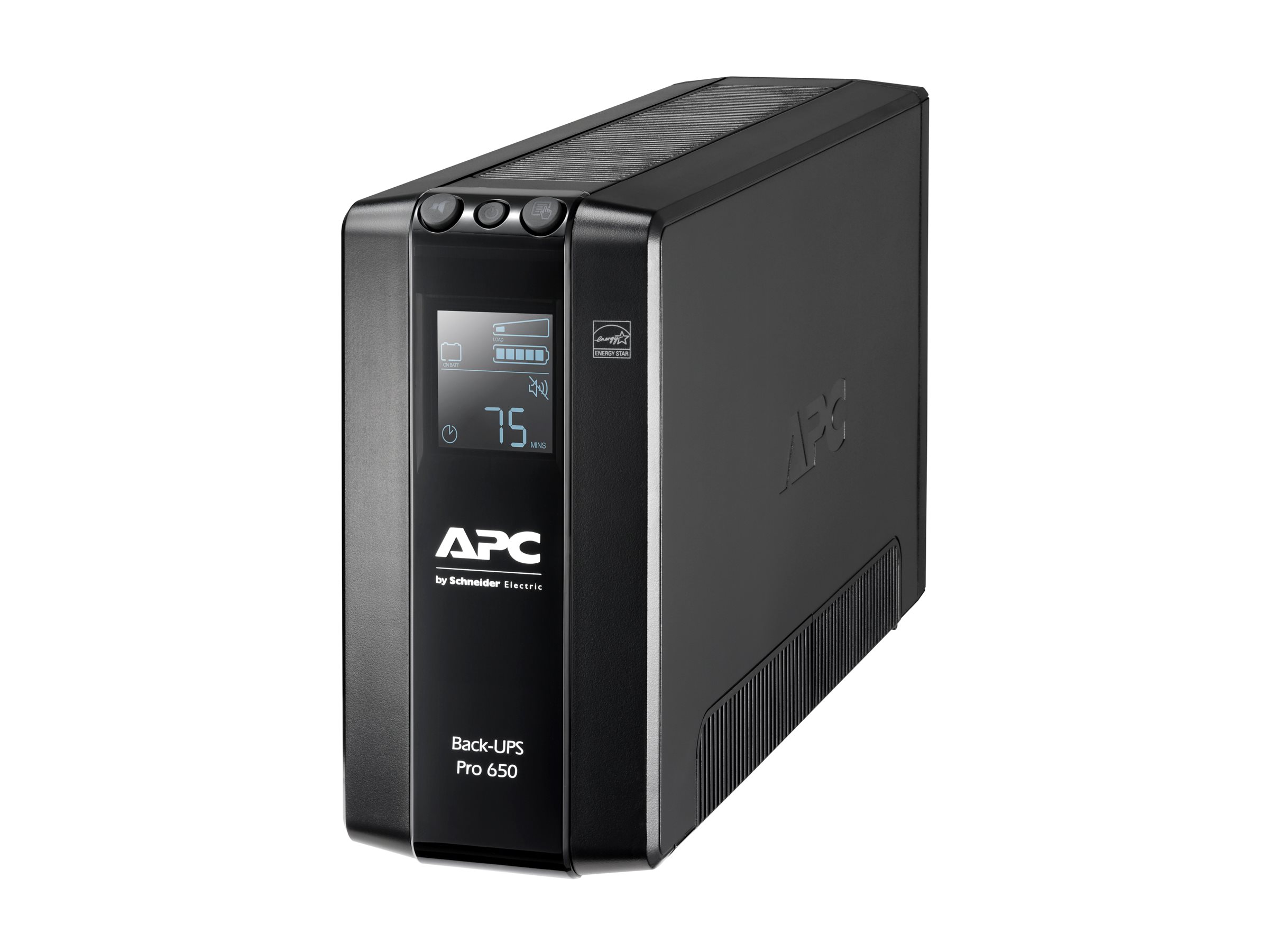 APC Back-UPS Pro BR650MI - Onduleur - CA 230 V - 390 Watt - 650 VA - USB - connecteurs de sortie : 6 - noir - BR650MI - UPS autonomes