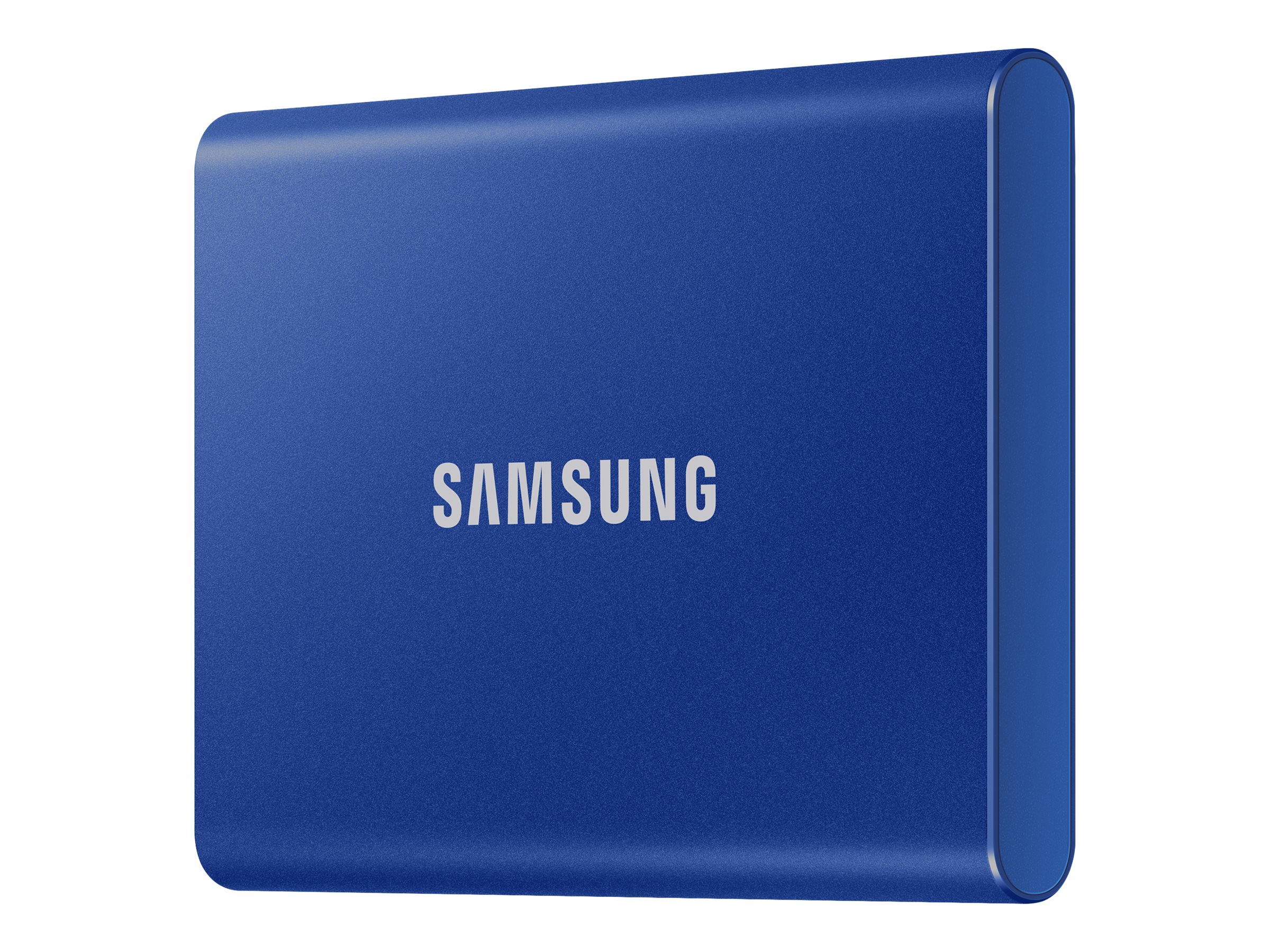Samsung T7 MU-PC500H - SSD - chiffré - 500 Go - externe (portable) - USB 3.2 Gen 2 (USB-C connecteur) - AES 256 bits - bleu indigo - MU-PC500H/WW - Disques SSD