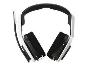 ASTRO Gaming A20 Wireless Gen 2 - Micro-casque - circum-aural - 2,4 GHz - sans fil - blanc, vert - pour Xbox Series S, Xbox Series X - 939-001884 - Écouteurs