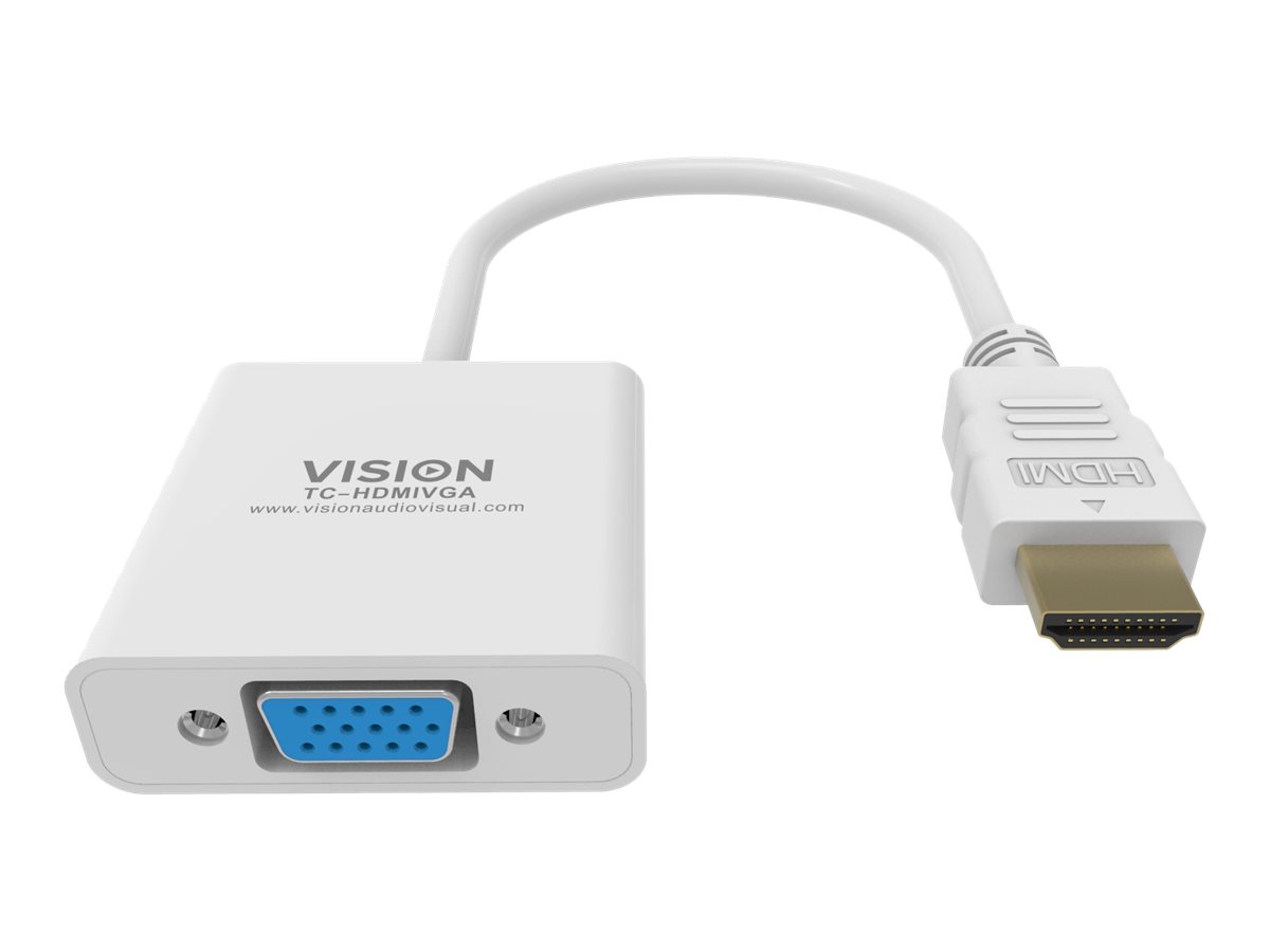 Vision Techconnect - Convertisseur vidéo - HDMI - VGA - blanc - TC-HDMIVGA - Convertisseurs vidéo