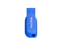 SanDisk Cruzer Blade - Clé USB - 16 Go - USB 2.0 - bleu électrique - SDCZ50C-016G-B35BE - Lecteurs flash