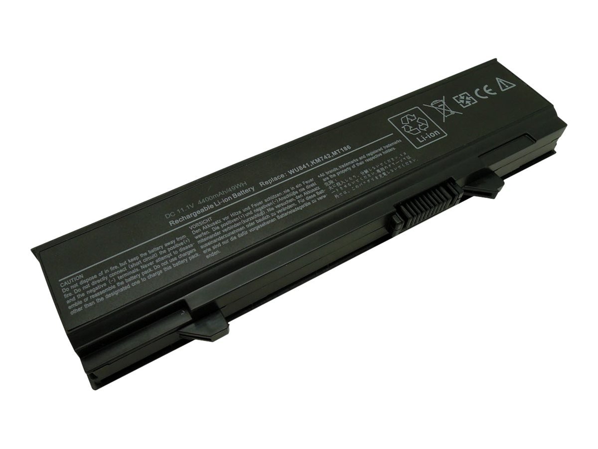 DLH - Batterie de portable (standard) - Lithium Ion - 5200 mAh - 58 Wh - noir - pour Dell Latitude E5400, E5410, E5500, E5510 - DWXL967-B058P4 - Batteries pour ordinateur portable