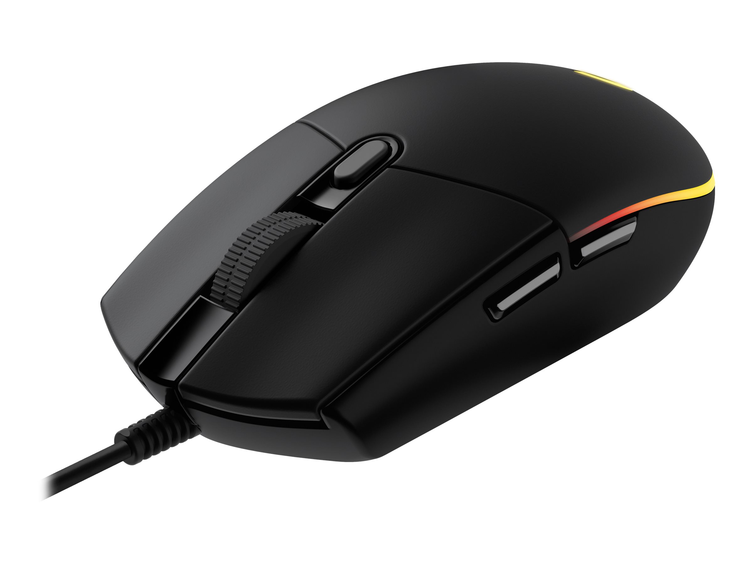 Souris de jeu Logitech G203 LIGHTSYNC - Souris - optique - 6 boutons - filaire - USB - noir - 910-005796 - Souris