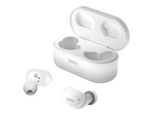 Belkin SoundForm - Écouteurs avec micro - intra-auriculaire - filaire - USB-C - isolation acoustique - blanc - G3H0002HQWHV2 - Écouteurs