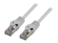 MCL - Câble réseau - RJ-45 (M) pour RJ-45 (M) - 10 m - S/FTP - CAT 6a - sans halogène, sans crochet - blanc - IC5K99A06ASH10W - Câbles à paire torsadée