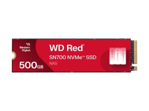 WD Red SN700 WDS500G1R0C-68BDK0 - SSD - 500 Go - interne - M.2 2280 - PCIe 3.0 x4 (NVMe) - WDS500G1R0C-68BDK0 - Disques SSD