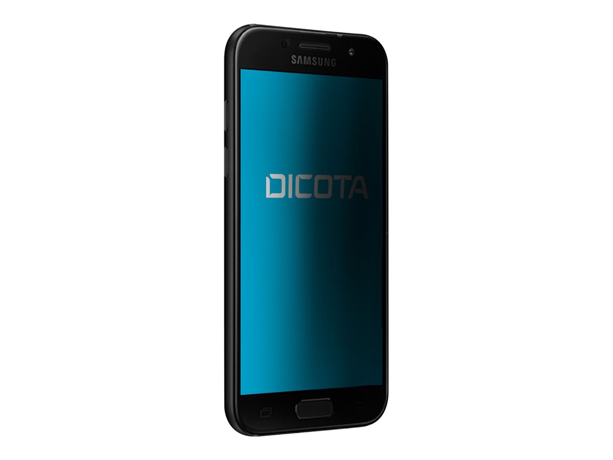 DICOTA Secret - Protection d'écran pour téléphone portable - avec filtre de confidentialité - 4 voies - adhésif - noir - pour Samsung Galaxy A3 (2017) - D31334 - Accessoires pour téléphone portable