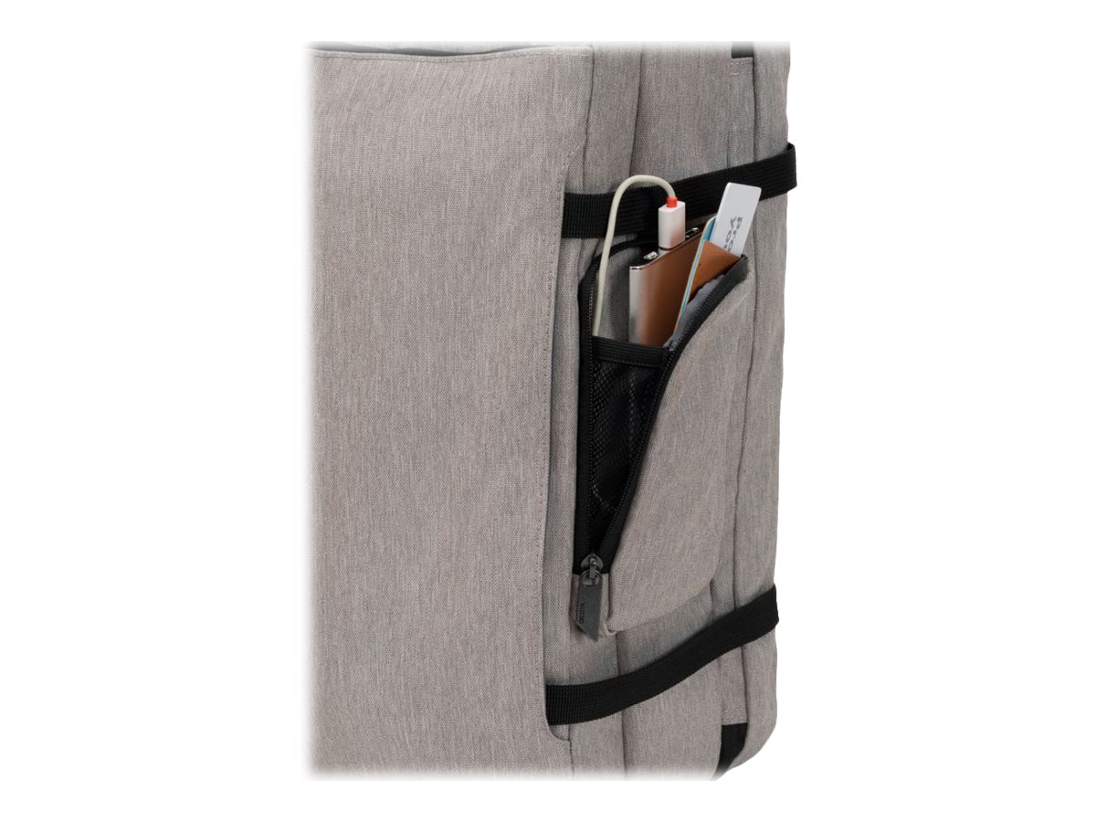 DICOTA Backpack Dual Plus EDGE - Sac à dos pour ordinateur portable - 13" - 15.6" - gris clair - D31716 - Sacoches pour ordinateur portable