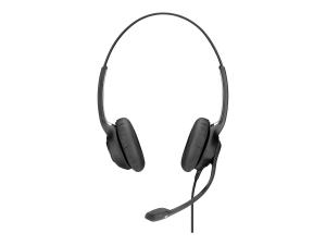 EPOS IMPACT SC 262 - Série 200 - micro-casque - sur-oreille - filaire - Easy Disconnect - noir, argent - 1000519 - Écouteurs