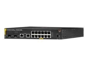 HPE Aruba 6000 12G Class4 PoE 2G/2SFP 139W Switch - Commutateur - Géré - 12 x 10/100/1000 (PoE+) + 2 x Gigabit SFP + 2 x 1000Base-T - Montable sur rack - PoE (139 W) - R8N89A#ABB - Concentrateurs et commutateurs gigabit
