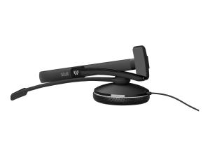 EPOS ADAPT 135T USB-C II - ADAPT 100 Series - micro-casque - sur-oreille - filaire - jack 3,5mm, USB-C - noir - Certifié pour Microsoft Teams, Optimisé pour la CU - 1000904 - Écouteurs