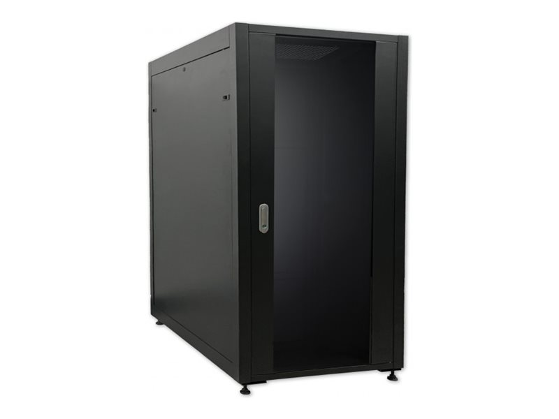 MCL - Rack armoire - l 600, p 800 - autonome - noir - 24U - 19" - IC6B99AZZL60P8024 - Accessoires pour serveur