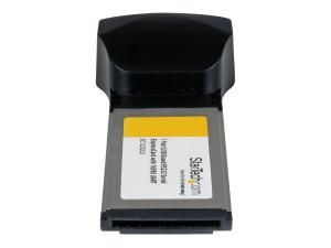 StarTech.com Carte adaptateur ExpressCard vers série RS232 DB9 1 port avec 16950 - par USB - Adaptateur série - ExpressCard - RS-232 - EC1S232U2 - Adaptateurs réseau filaires