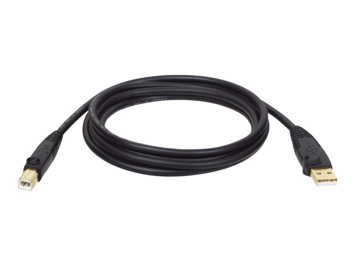 Eaton Tripp Lite Series USB 2.0 A to B Cable (M/M), 6 ft. (1.83 m) - Câble USB - USB (M) pour USB type B (M) - USB 2.0 - 1.8 m - noir - U022-006 - Câbles USB