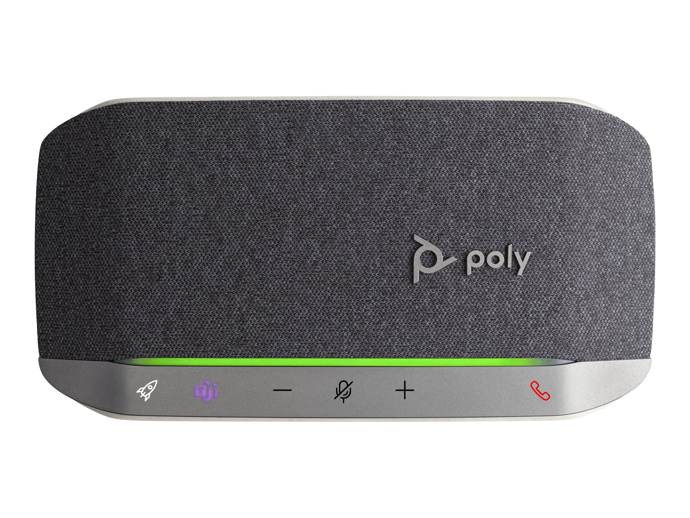 Poly Sync 20 - Haut-parleur intelligent - Bluetooth - sans fil, filaire - USB-A - argent - Certifié pour Microsoft Teams - 772C8AA - Haut-parleurs