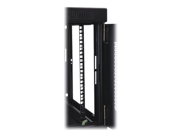 Tripp Lite 9U Wall Mount Rack Enclosure Server Cabinet w/ Door & Side Panels - Rack armoire - montable sur mur - noir - 9U - 19" - SRW9U - Accessoires pour serveur