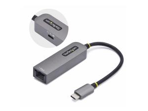 StarTech.com USB-C to Ethernet Adapter, NIC, 1Gbps - Adaptateur réseau - USB-C 3.2 Gen 1 - Gigabit Ethernet + USB-C 3.2 Gen 1 - gris sidéral - 1GPD3-USB-C-ETHERNET - Cartes réseau