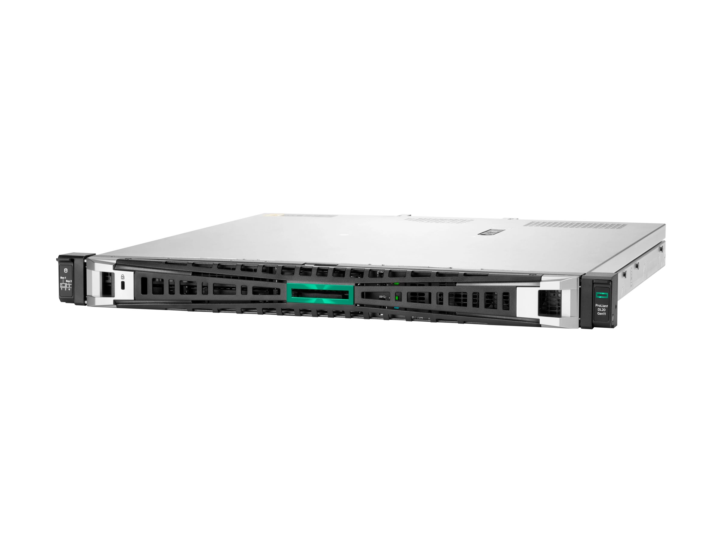 HPE ProLiant DL20 Gen11 - Serveur - Montable sur rack - 1U - 1 voie - 1 x Xeon E-2436 / 2.9 GHz - RAM 32 Go - SATA - hot-swap 2.5" baie(s) - SSD 2 x 480 Go - Matrox G200 - Gigabit Ethernet - Aucun SE fourni - moniteur : aucun - Smart Choice - P71375-425 - Serveurs rack