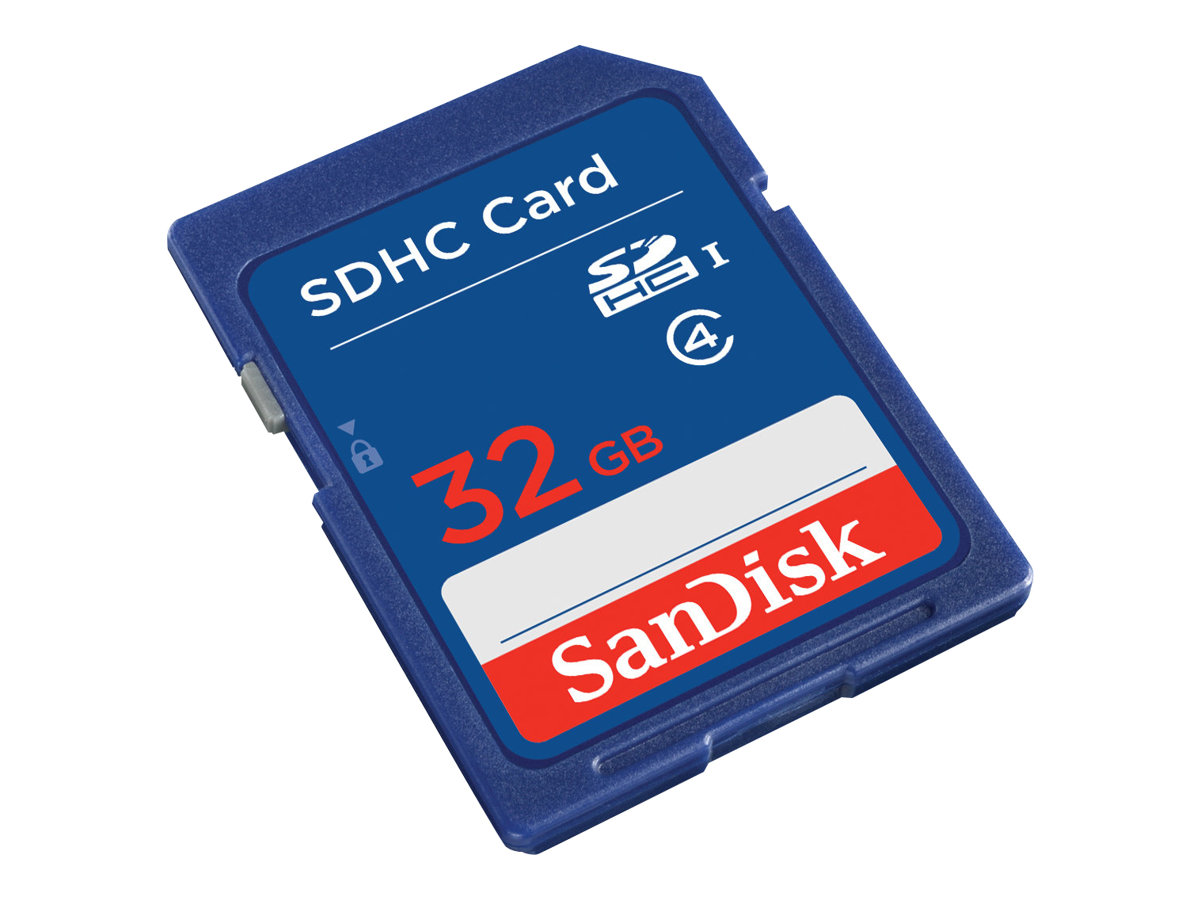 SanDisk Standard - Carte mémoire flash - 32 Go - Class 4 - SDHC - SDSDB-032G-B35 - Cartes flash