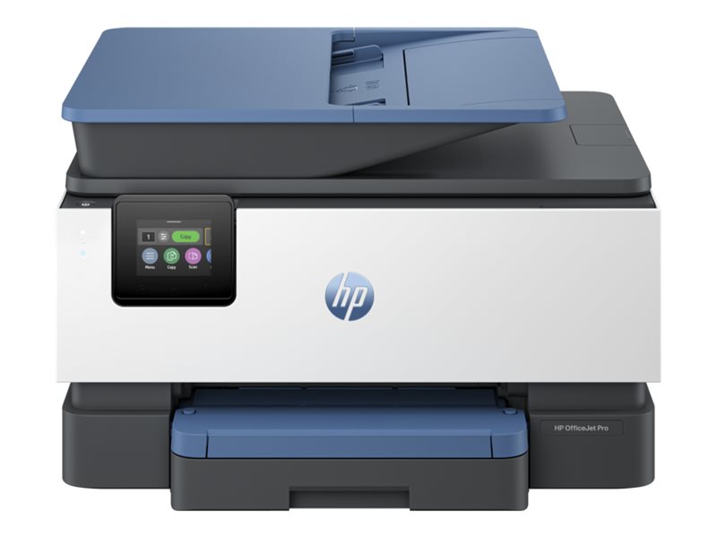 HP Officejet Pro 9125e All-in-One - Imprimante multifonctions - couleur - jet d'encre - Legal (216 x 356 mm) (original) - A4/Legal (support) - jusqu'à 21 ppm (copie) - jusqu'à 22 ppm (impression) - 250 feuilles - 33.6 Kbits/s - USB 2.0, LAN, hôte USB 2.0, Wi-Fi(ac), Bluetooth - bleu Crater Lake - 403X5B#629 - Imprimantes multifonctions