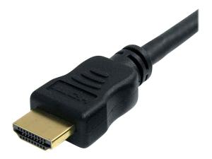 StarTech.com Câble HDMI haute vitesse Ultra HD 4K x 2K avec Ethernet de 3m - Cordon HDMI vers HDMI - Mâle / Mâle - Noir - Plaqués or - Câble HDMI avec Ethernet - HDMI mâle pour HDMI mâle - 3 m - noir - HDMM3MHS - Câbles HDMI
