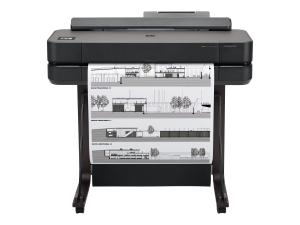 HP DesignJet T650 - 24" imprimante grand format - couleur - jet d'encre - Rouleau (61 cm) - 2 400 x 1 200 ppp - jusqu'à 0.43 min/page (mono) / jusqu'à 0.43 min/page (couleur) - capacité : 1 inclinaison - Gigabit LAN, USB 2.0, Wi-Fi(n) - outil de coupe - 5HB08D#B19 - Imprimantes jet d'encre